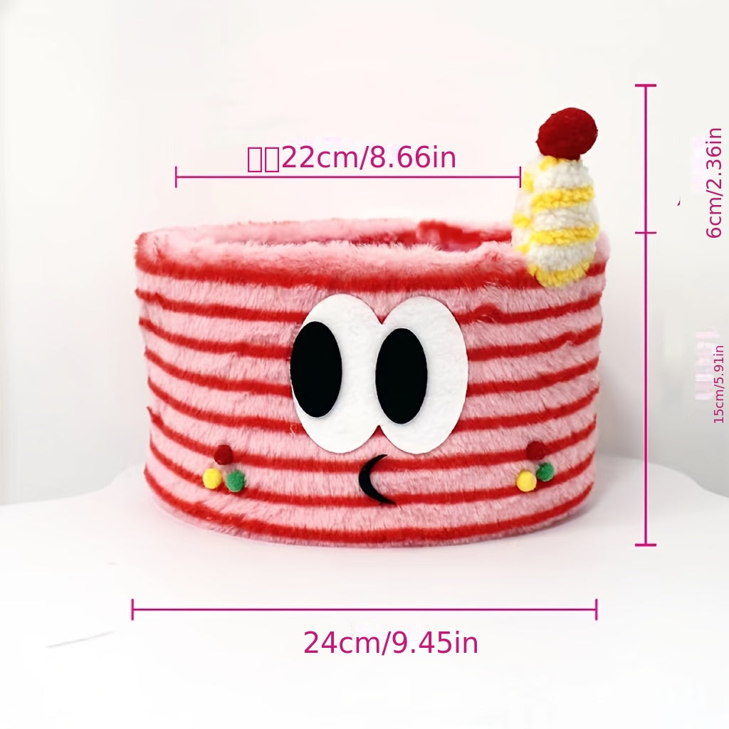 Cute Big Feet Monster Storage Basket, Woven Dopamine Flower Bucket, for Snacks Makeup Organizer, Home Desktop Decor, Gift Bucket, Shelf Baskets