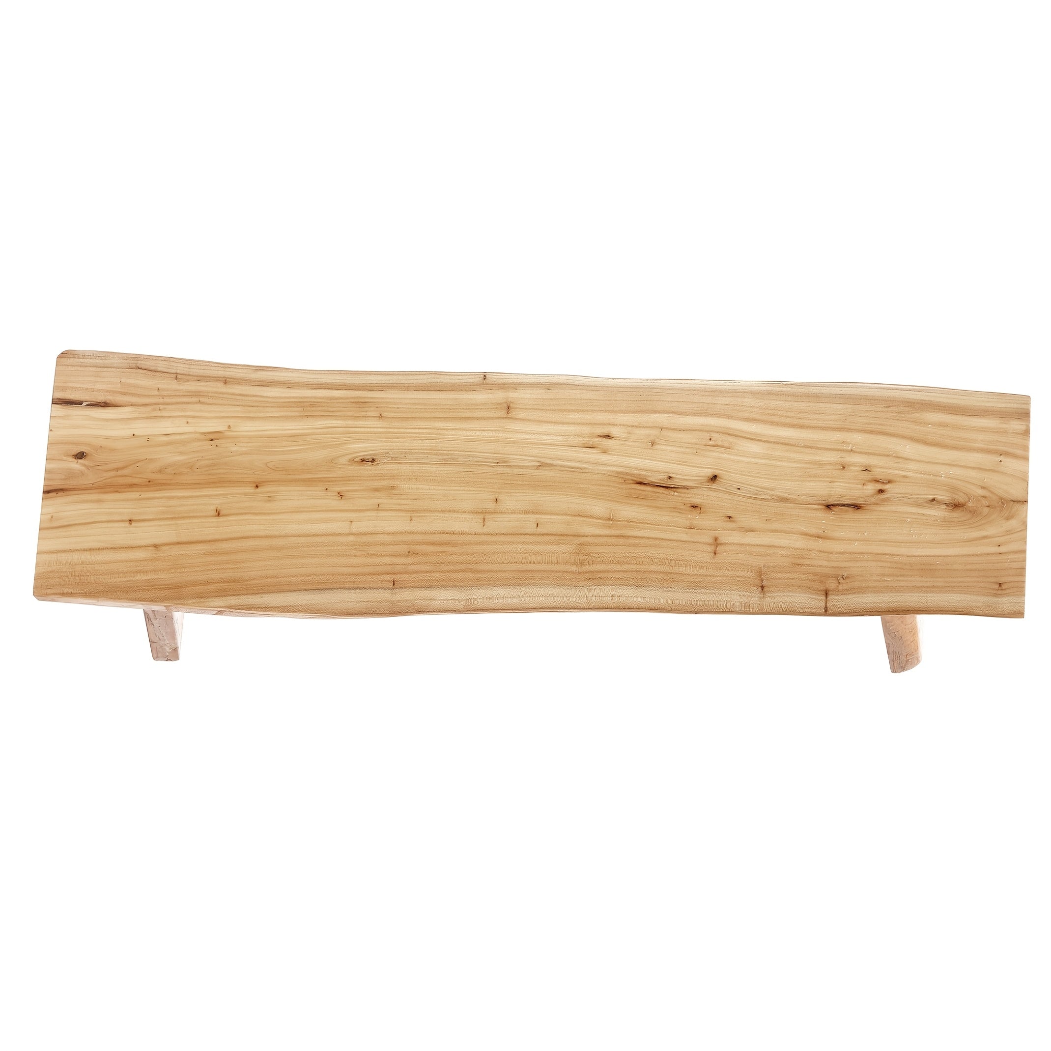 Wooden Dining Bench Solid Natural Edge Wood Dining Bench Indoor Kitchen Table Benches Entryway Benches For Rustic Home Decor Furniture