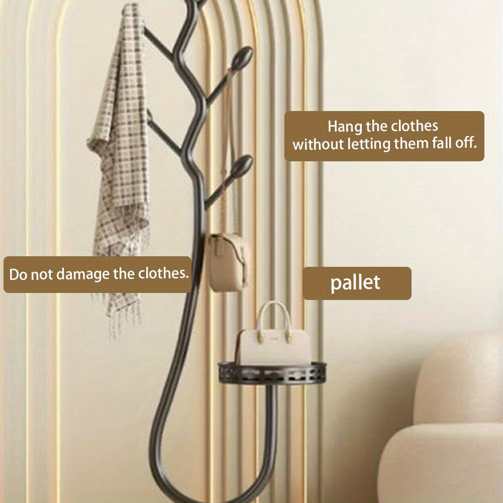 8 Hook Clothes Rack Tree Coat Storage Helper Organize Hat Tie Bag Scarf, Metal Hanger Bag Hat Holder Tree Hanger