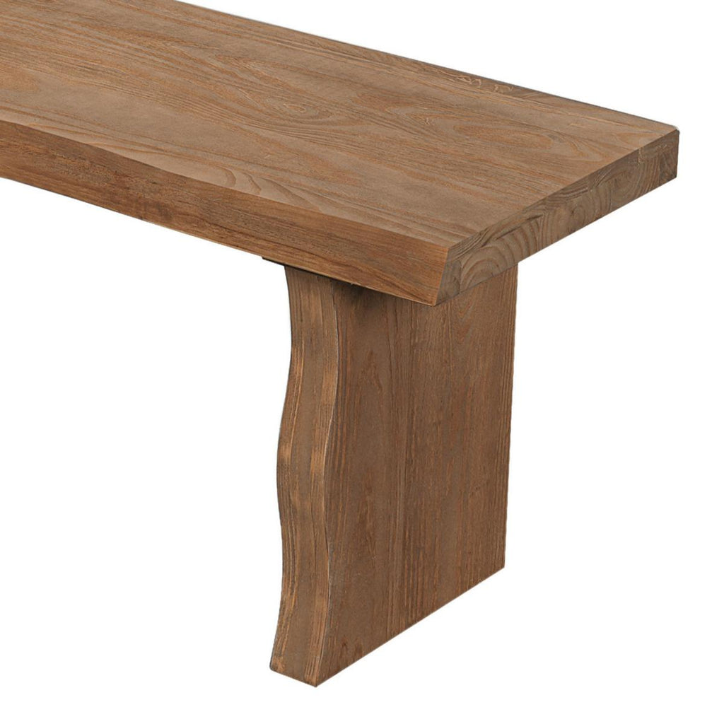 Indoor Pine Dining Bench, 62.9''L Solid Wood Seating, 350lbs Weight Capacity, Fits 3 People for Kitchen, Dining Room& Living Space