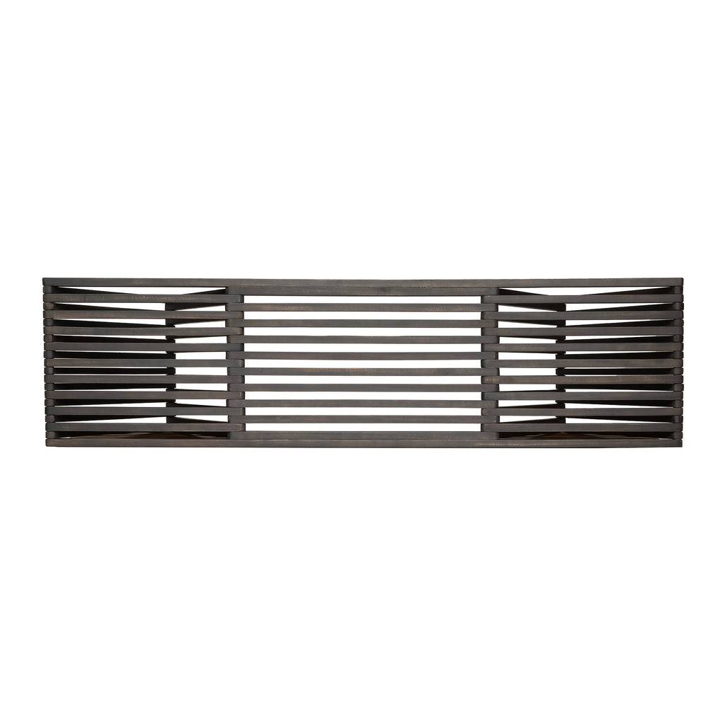Acacia Wood Plank Design Terrace Bench | Solid and Comfortable, Fashionable Geometric Creativity, Elegant and Durable Multi-functional Outdoor Decorative Bench, Dining Chair, Leisure Balcony Garden Chair, Brown Hardwood